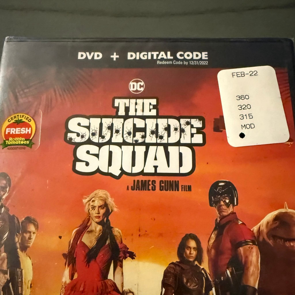 The Suicide Squad DVD + Digital Code One Size Orange Black